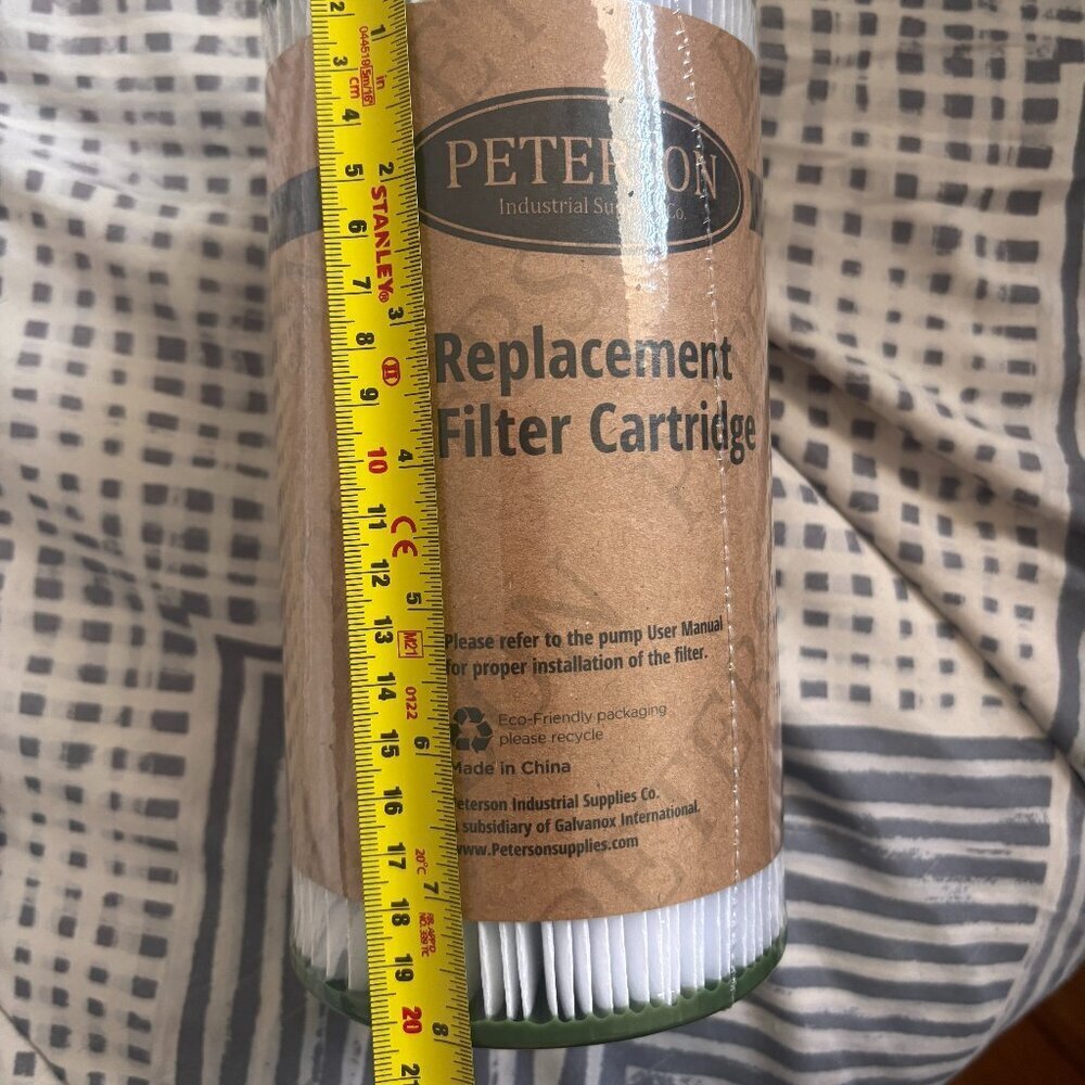 Peterson Replacement Pool Filter - NEW - Picture 2 of 3